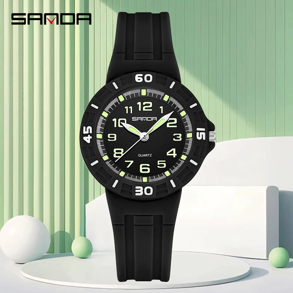 SANDA นาฬิกาควอทซ์นักเรียน 50  - Aquatic Sports บทวิจารณ์และราคา