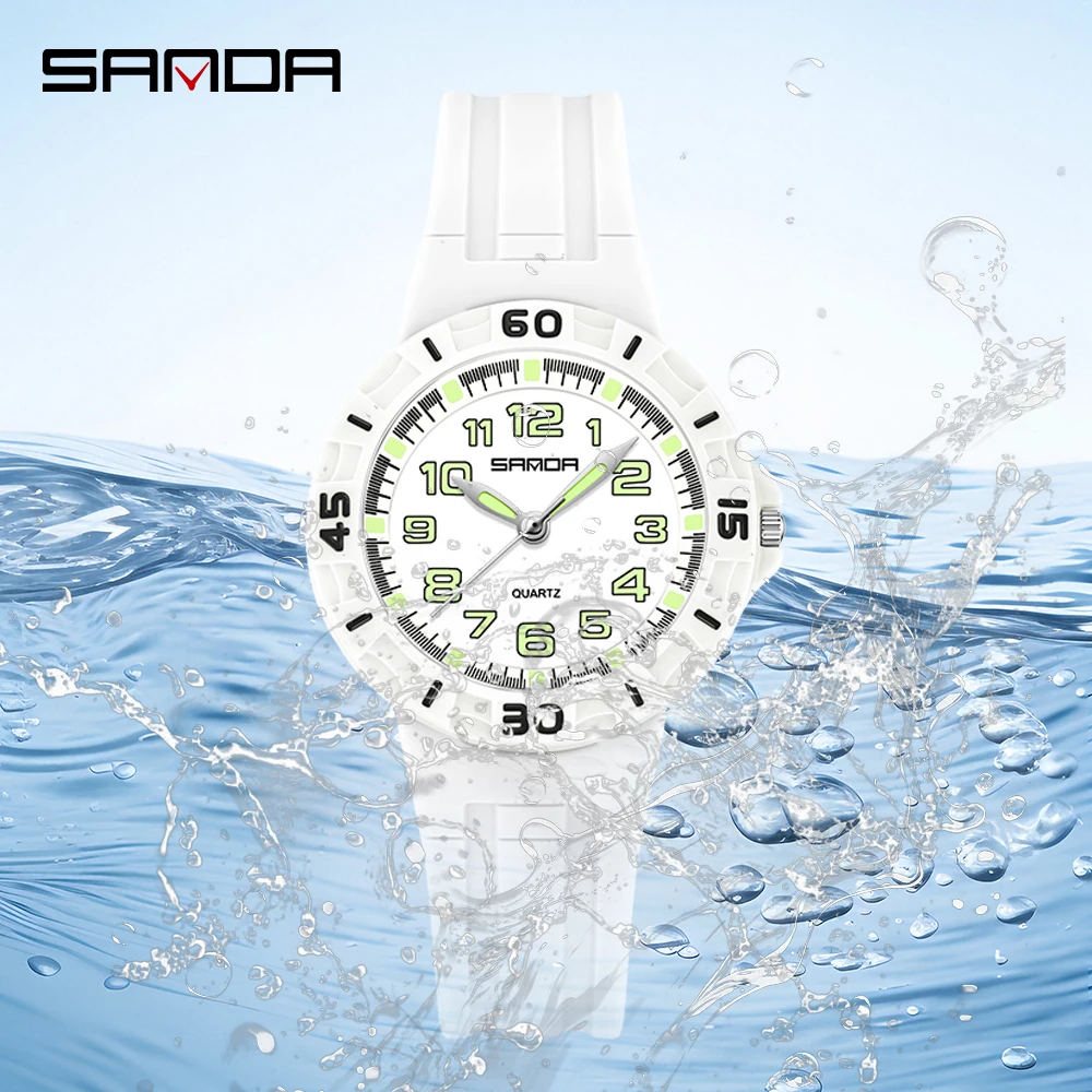 SANDA นาฬิกาควอทซ์นักเรียน 50  - Aquatic Sports บทวิจารณ์และราคา
