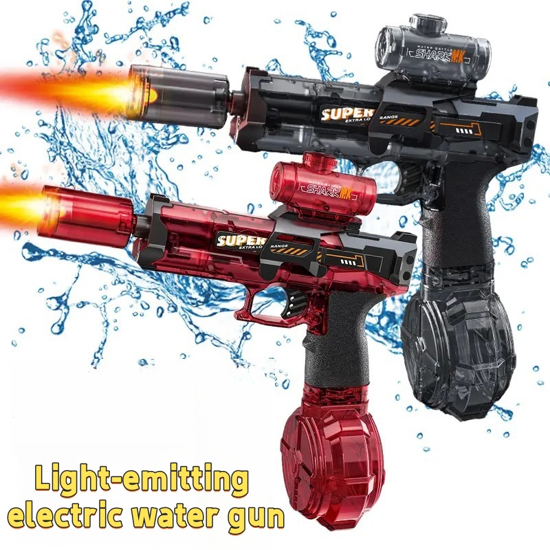 ปืนฉีดน้ำไฟ LED ของเล่นเด็ก ปื - Aquatic Sports บทวิจารณ์และราคา